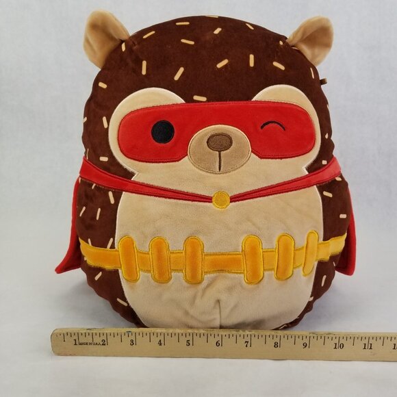 Squishmallows Hans The Hedgehog 12” Superhero Costume Squad Cape Plush Animal - Picture 10 of 13